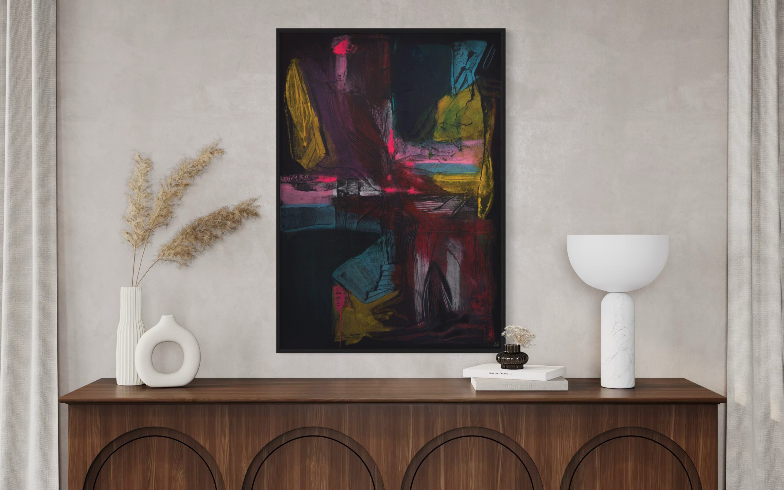 Abstrakte Kunstwerke